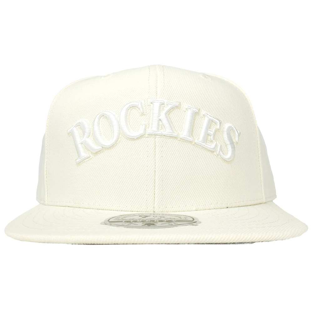 Colorado Rockies Mitchell & Ness MLB Fitted 7 3/8 Liberty Hat Cap 3D Logo NWT‎